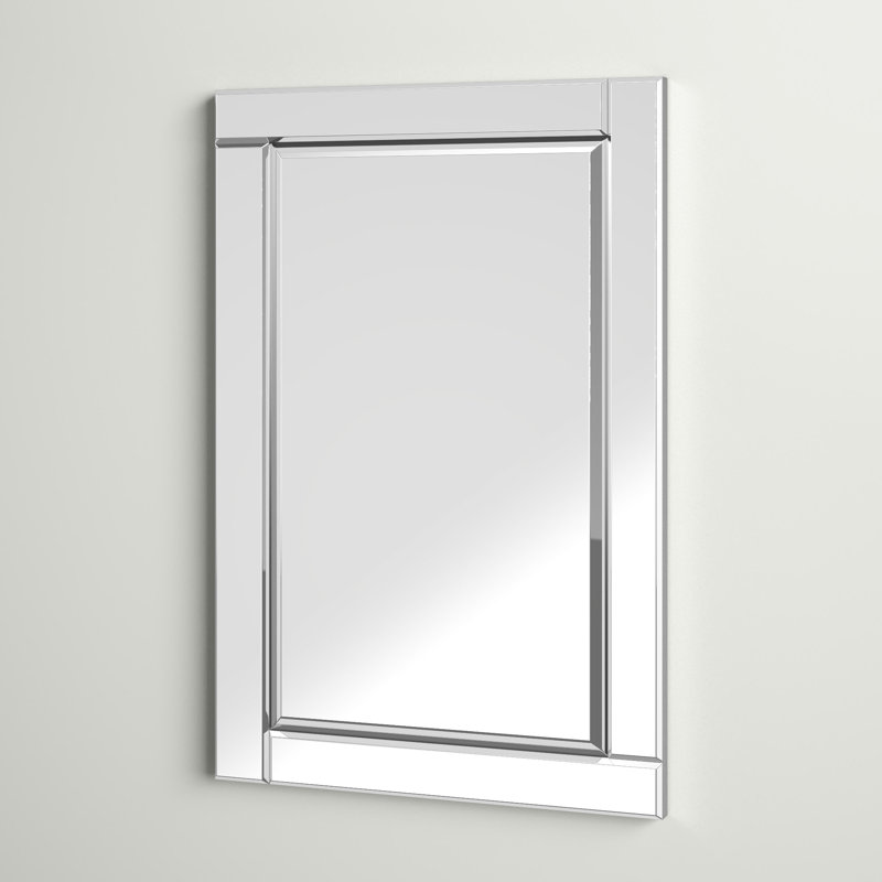 Three Posts™ Labrecque Glass Rectangle Wall Mirror & Reviews Wayfair